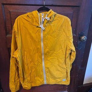 Denim & Flower Mustard Windbreaker Jacket